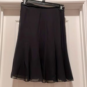 Alfani Black Silk Circle Skirt